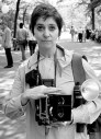 Unknown photographer. 'Diane Arbus in Central Park with her Mamiya Camera in 1967'